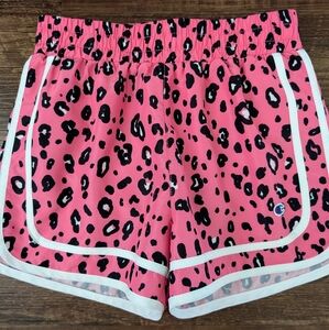 Champion Pink Leopard Shorts